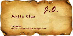Jokits Olga névjegykártya